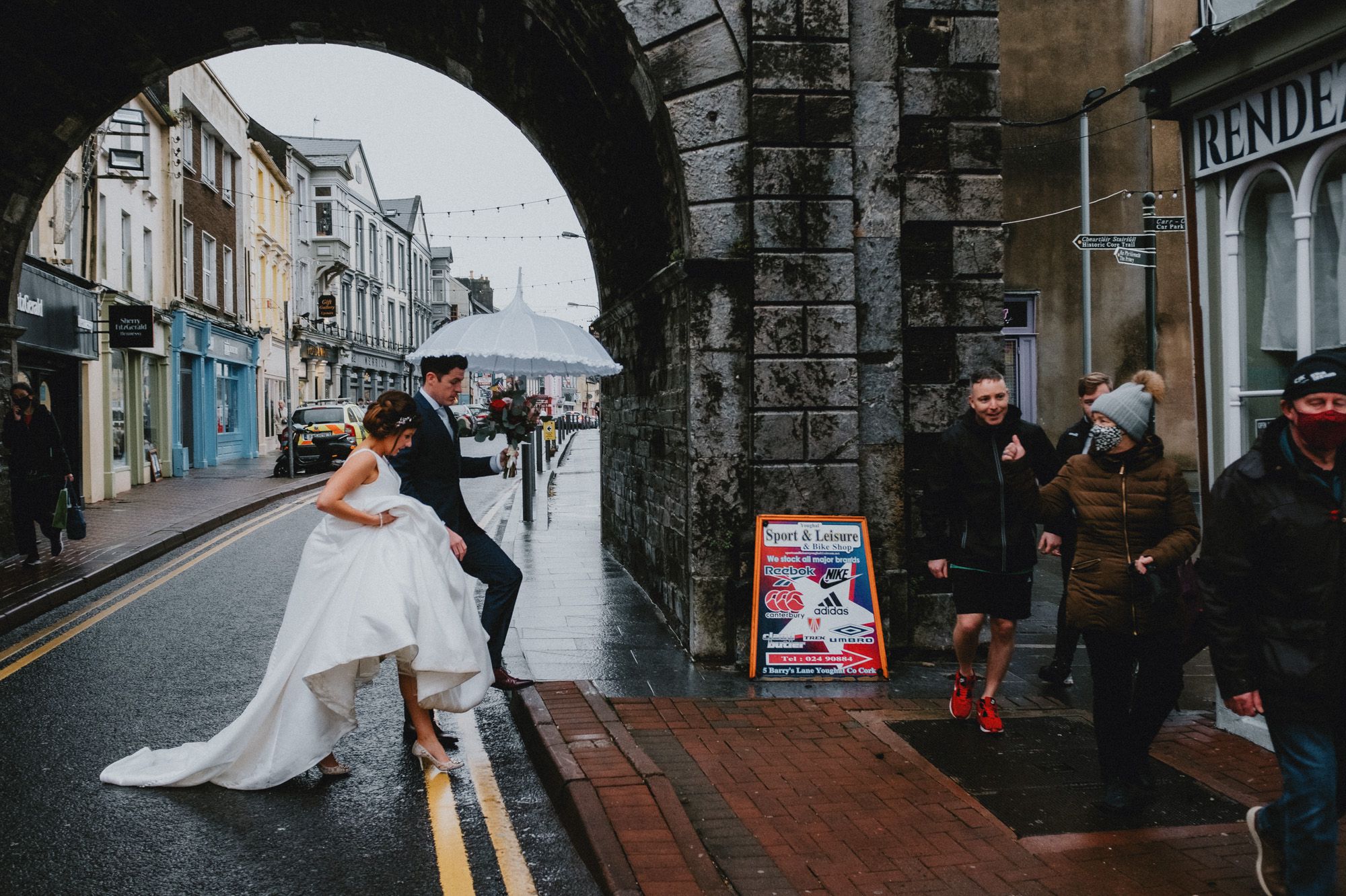 youghal-clock-tower-bride-and-groom